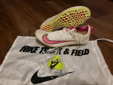Size 12 Nike Zoom SuperFly Elite 2 Sail Pink Track Spikes Men  s CD4382-101