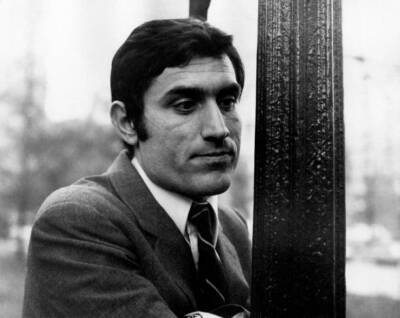Sicilian actor Lando Buzzanca with a worried expression and with e- 1967 Photo