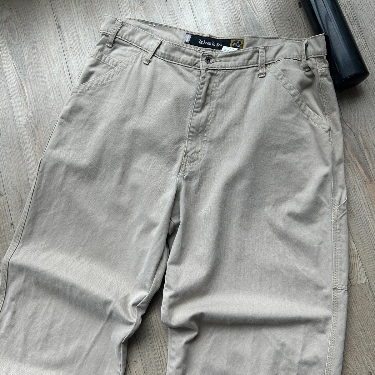 Levi's silverlab khakis チノパン VINTAGE | Levis Silver Tab Workwear Baggy Khakis Pants sz