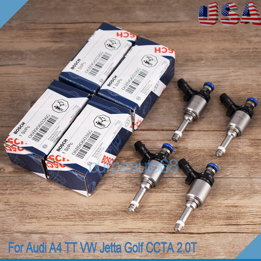 06H906036G 4x Fuel njectors Nozzles Bosch For Aud A4 A5 VW Jetta CC 06H906036G 4x Fuel njectors Nozzles Bosch For Aud A4 A5 VW Jetta CC