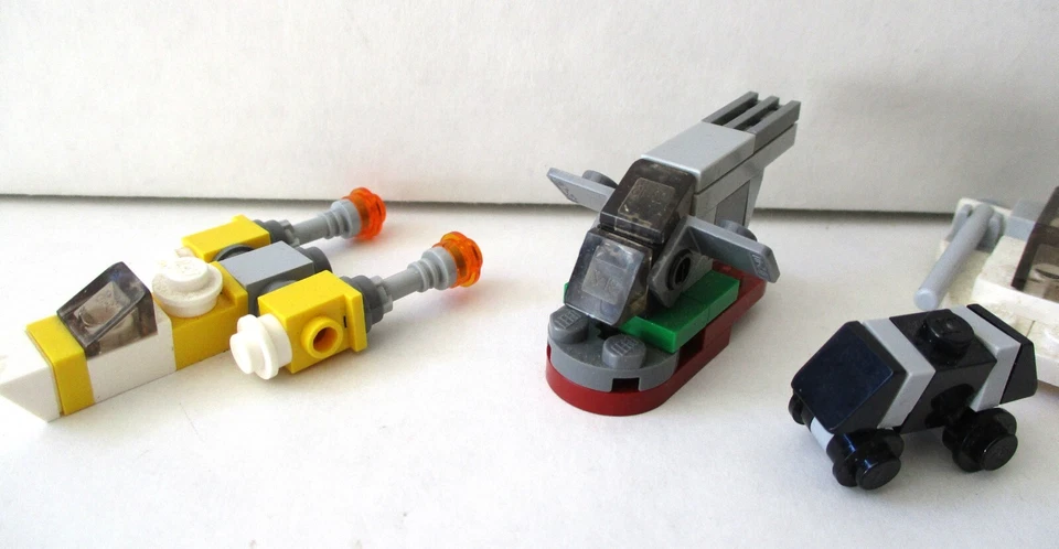 Y-WING SLAVE I TIE FIGHTER Lego Star Wars Advent Calendar Mini Vehicles Lot of 8 - Image 2 of 4
