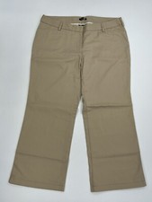 Lands' End Women's Plus Size:18W/29 Straight Leg Chino Pant Color:DESERT KHAKI