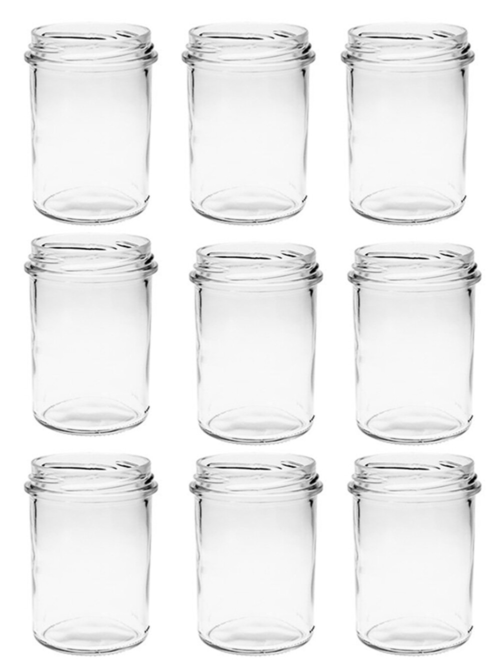 Einmachgläser 230 Ml Schraubdeckel Blau Marmeladengläser Sturzgläser