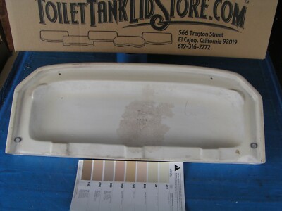 Kohler K-6948 Toilet Tank Lid JERSEY CREAM (yellow) K6948 Nice