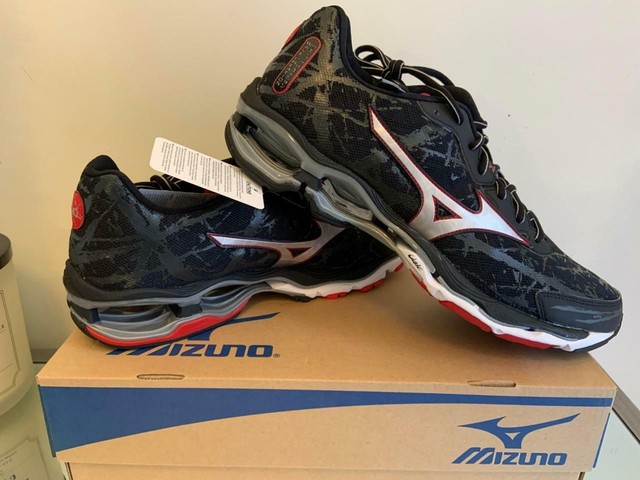 Mizuno Mens Wave Kazan Trail Running Shoe Mint/chinese Red 9 D US for sale online | eBay