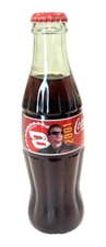 ACL 2001 NASCAR-Dale Earnhardt Jr-Coca-Cola-8 oz-Glass Soda-Pop Bottle-Full
