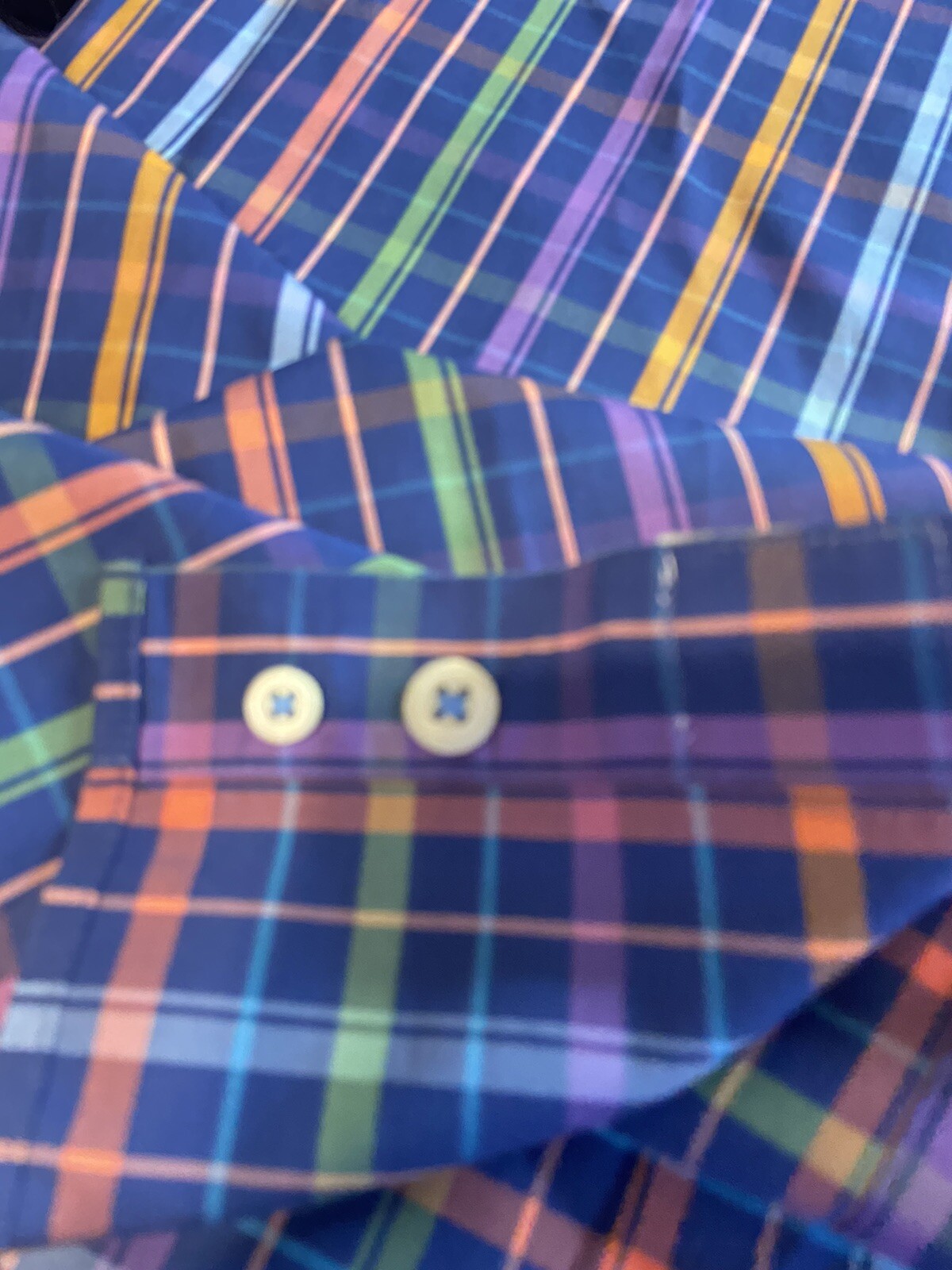 Men's Peter Millar Multi-Colored Plaid Weekender … - image 10