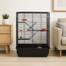 XXL Rattenkäfig Hamsterkäfig Nagerkäfig 58x38x72 cm Hamster Ratte Maus Nager Bau