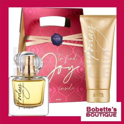 Parfum Love Avon - Coffret Cadeau 2 Produits + Sac, Senteur Florale Musquée, 50 Ml, Neuf