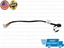 Original DC IN power jack cable DC301004500 0P282H plug in charging port harness
