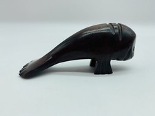 Vintage Hand Carved Wooden Seal Sea Lion Carved Ironwood - 5  