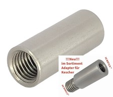 Adapter Gewinde Muffe Hülse Anglergewinde M8...