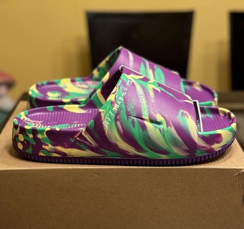 Nike EYBL Calm Slides 2024 "Benvenuti nella famiglia EYBL" MOLTO RARE - Foto 2 di 13