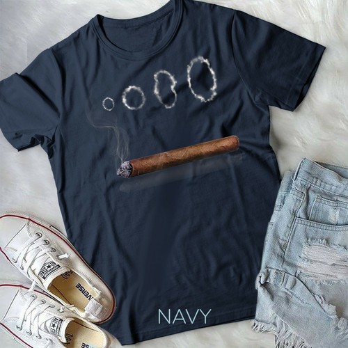 Cigars Gotta Tap Dat Ash Cigar Camiseta y Fumar - Camiseta Forma Unisex - Imagen 6 de 11