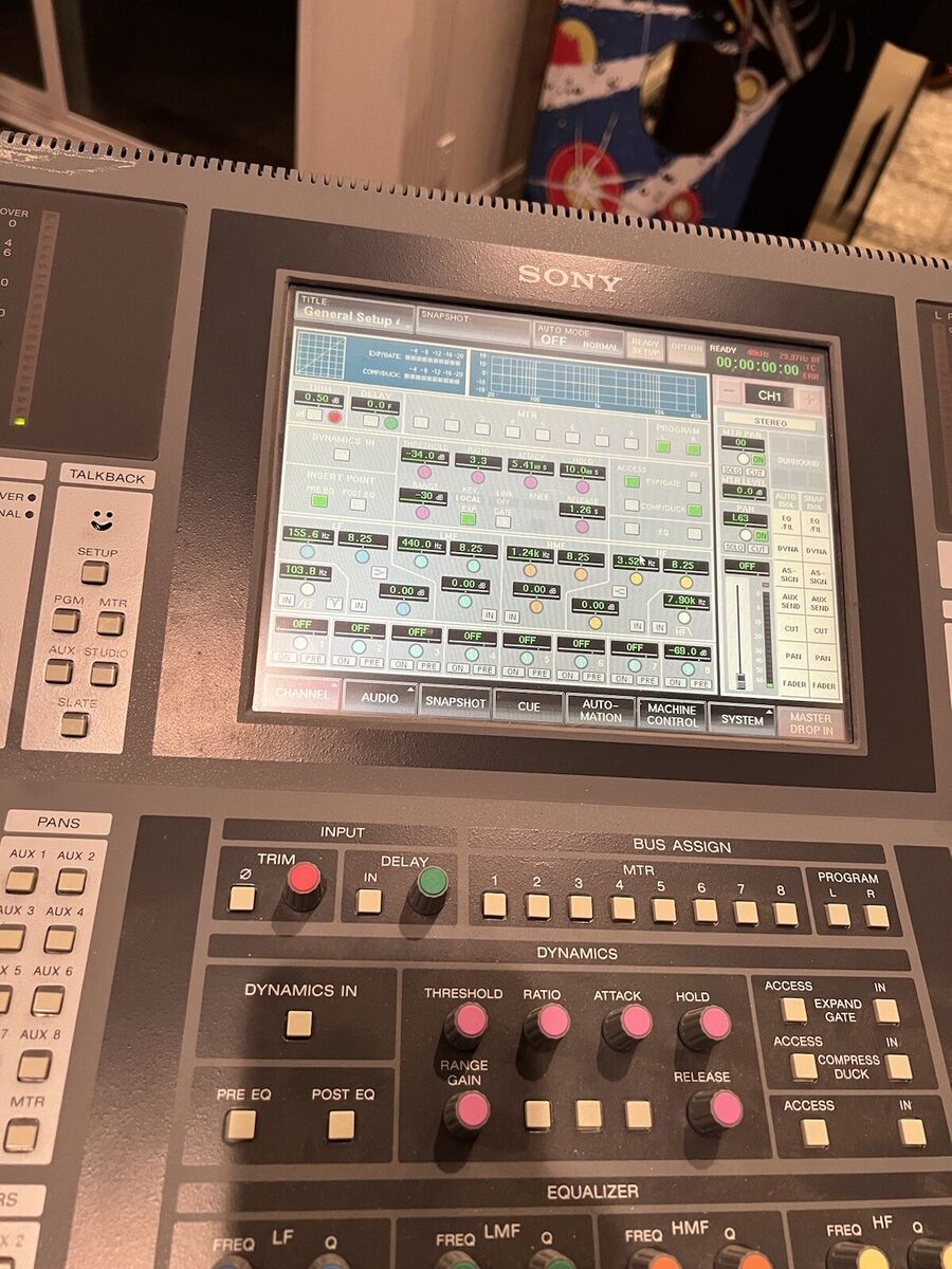 Sony DMX-R100 Digital Audio Touchscreen Mixer 48 Channel 4 Sony DMX-R100 Digital Audio Touchscreen Mixer 48 Channel 4