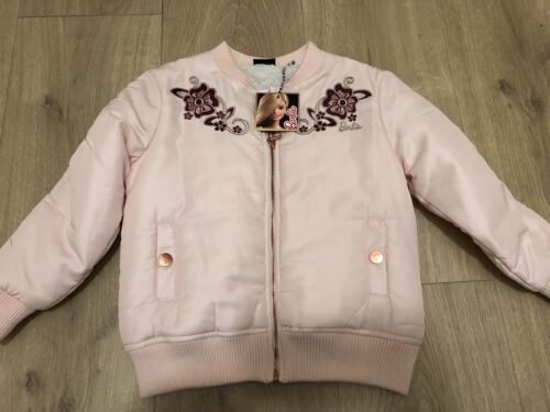 NEW Barbie Lt Pink Girls Jacket -Size 4 -RRP$59.95 - Picture 1 of 9