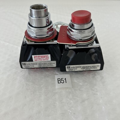 (2) CUTLER HAMMER 10250TD2 PUSH BUTTON ADAPTER FAST SHIPPING+WARRANTY