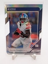 DEVIN SINGLETARY 2024 Donruss HOLO DIE CUT ~ Giants #'d /75