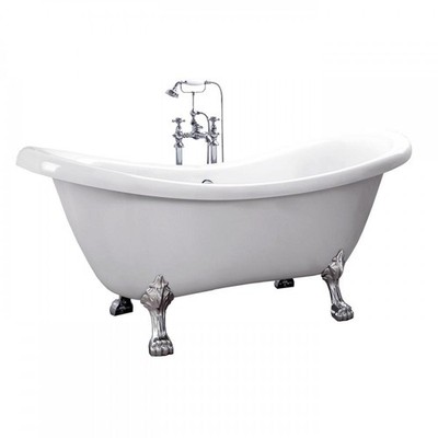 Deluxe Fama Freistehende Badewanne Nostalgie Acrylwanne Wanne Antik Bad Dusche