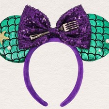 Sparkling Sequin Bow Headband for Women  Girls - Perfect for Dress Up Events