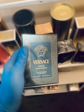 VERSACE EROS MEN  S COLOGNE - 3.4oz - 100 Authentic Brand New Sealed Box