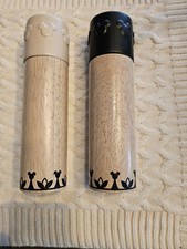 Disney Parks Homestead Collection Mickey Icon Wooden Salt & Pepper Grinder Set