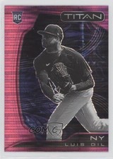 2022 Panini Chronicles Titan Pink Pulsar Prizm Luis Gil #7 qf6