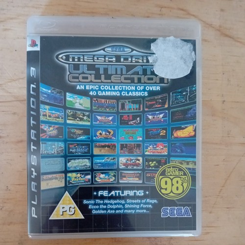 Sega Mega Drive Ultimate Collection PS3 Playstation 3 Retro Zusammenstellung & Handbuch