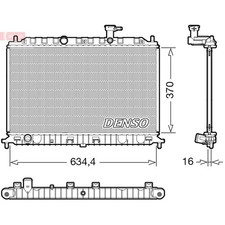 1X DENSO RADIATOR ENGINE COOLING FOR KIA 253101G000 NEW