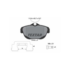 Plaquette de frein Citroen C6