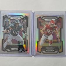 Panini Prizm Football 2023 Jason Kelce Eagles & Travis Kelce Chiefs 2 Card Lot