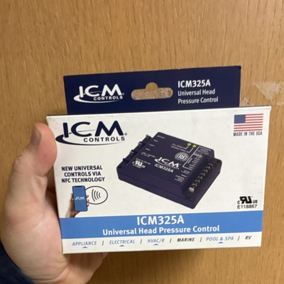 #ad ICM Controls ICM325A Universal Head Pressure Control 24 240V Single Phase $125.00