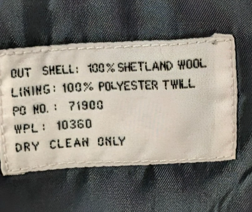 Vtg Natural Exchange Alexander Lloyd Blazer 60R Shetland Wool Windowpane Plaid - product detail image 3