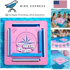 Floating Mahjong Table 19x19 Waterproof EVA Pool Game Surface for Card Games