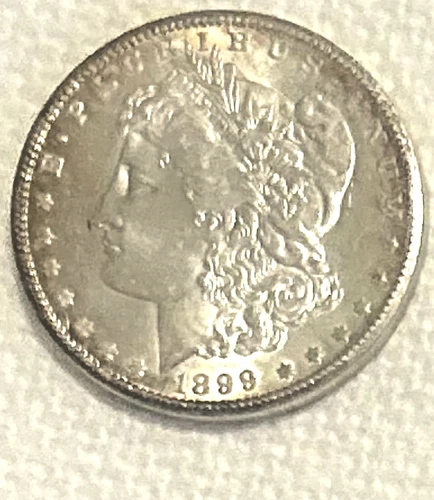 1899 O Morgan Very bright & flashy AU coin good luster free shipping Sigma test+