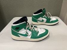 Nike Air Jordan 1 Mid Lucky Green Youth Sneakers Shoes DQ8423-301 Size 6.5Y