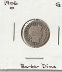 1906 o barber dime (G)