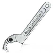 LEONTOOL Adjustable C Spanner Hook Wrench Tool Adjustable Pin Spanner Wrench ...