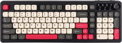 AJAZZ AF98 Plus Membrane Keyboard Tri Mode Wireless Gaming Keyboard for Win Mac