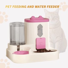 Fully Automatic 2in1 Cat Food Dispenser - Integrated Water And Food Feeding Syst