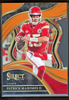 2023 Panini Select Club Level Orange Prizm Die-Cut /399 Patrick Mahomes II
