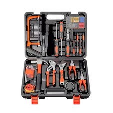 Tool Kit Set 105 Pcs Household Hand Carry with Case Home Repair Maintenance