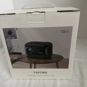 TOPTRO TR25 Projecteur vidéo portable noir NEW