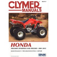 Honda TRX250EX Sportrax TRX250X (2001-2012) Quad Werkstatthandbuch Clymer