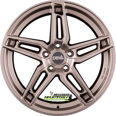4x DBV 5DS 005 shadow silber 6.5x16 ET38 - LK5/112 ML70.1 Felge Alu