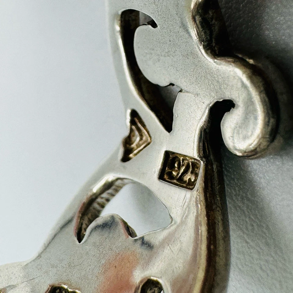 Silpada Sz 10 Sterling Silver 925 Open Scroll Swirl Design Wide Band Ring Modern - Image 4 of 4