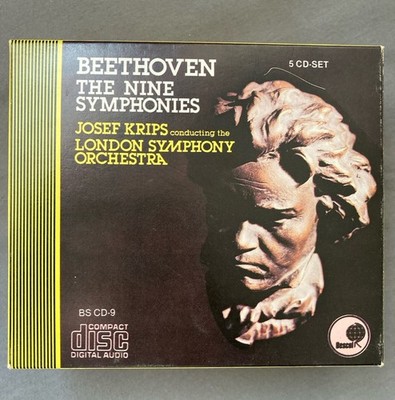 Beethoven The Nine Symphonies 5 CD Box Set Josef Krips London Symphony Orchestra