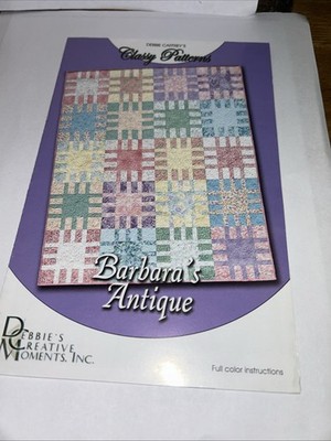 Debbie Caffrey s Classy Patterns BARBARA S ANTIQUE Quilt Pattern