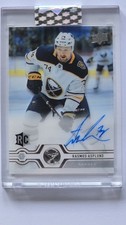 2019-20 Upper Deck Clear Cut Rookies Rasmus Asplund #CC-RA Rookie Auto RC