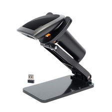 Wireless 2D 1D Barcode Scanner 2.4G Wireless Plug Play New Design with Stand
